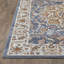 Tapis oriental bleu en polypropylène tissé à la main Abdulaleem-570186015