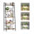 5-Tier Metal Ladder Bookcase with Lighting-2138595420