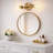 Ricky Wall Lamp (Double Lights) Gold Bathroom Vanity Light Fixture