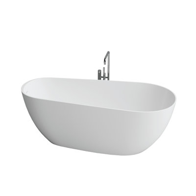 Baignoire de trempage autoportante 66,93 "x 27,56"