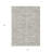 3' X 5' Beige And Brown Geometric Washable Indoor Outdoor Area Rug