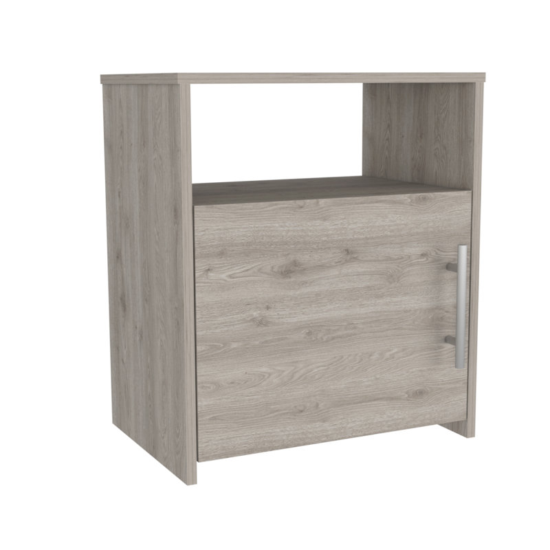 Table de chevet à 1 tablette Florian, Gris clair