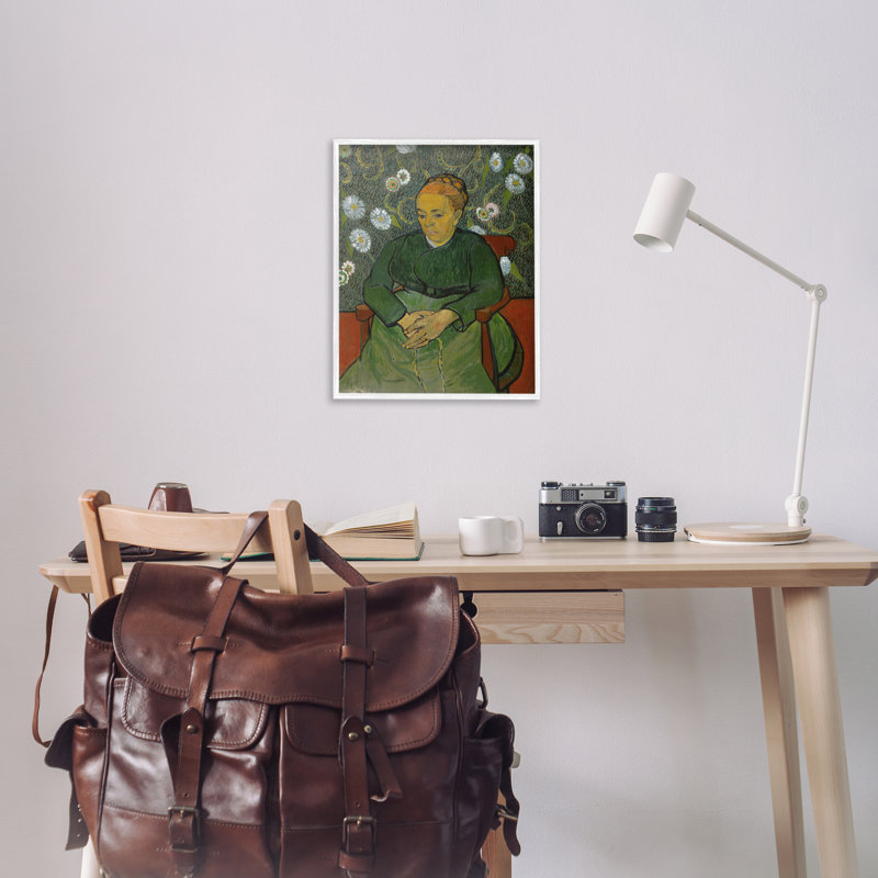 Van Gogh, madame Ruolin, art de la giclée encadrée par one1000paintings, H 14 po x l 11 po