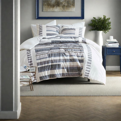 Ensembles de literie moelleux 100% coton, grand lit, style maison moderne