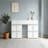 Modern solid-color irregular-shaped console table-847663812-847663815