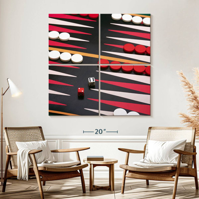 Senne Playing Backgammon