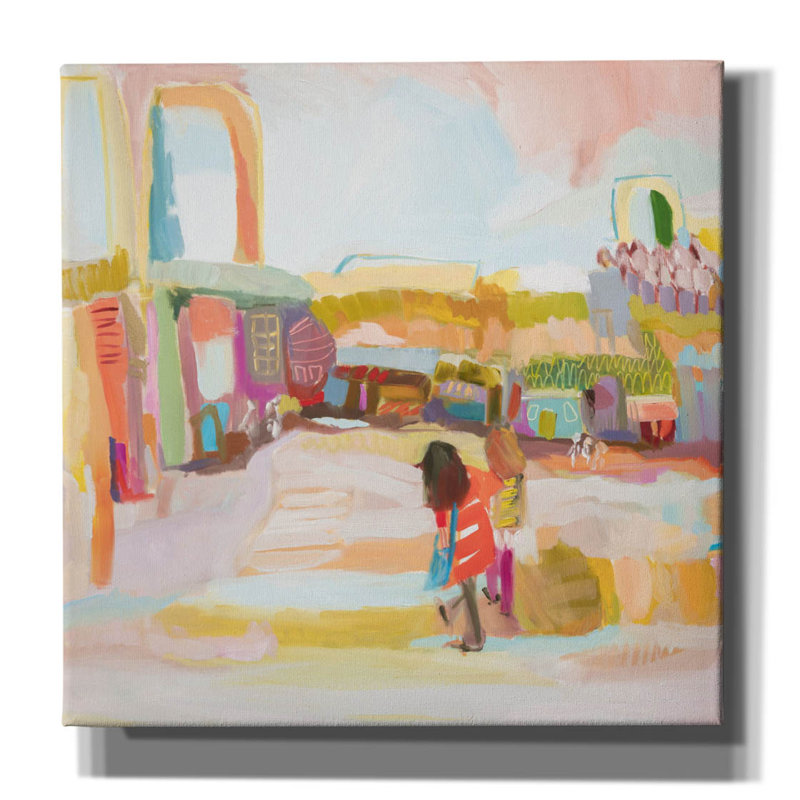 «Desert Town» par Jenny Westenhofer, H 12 po x l 12 po x P 0,75 po