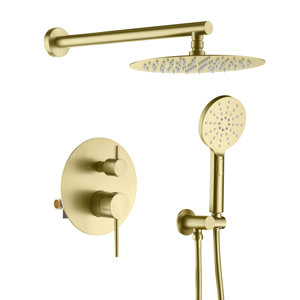 Circular Shower Faucet with Rough-in Valve