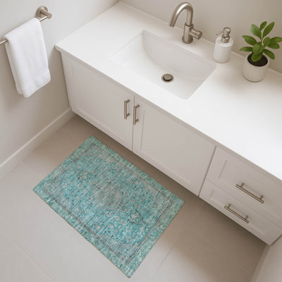 Premium Machine Washable Baford AMF1651 Global Rug