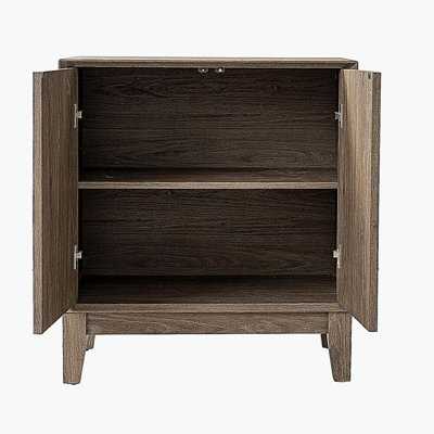 Buffet buffet avec portes et tablettes, buffet en bois