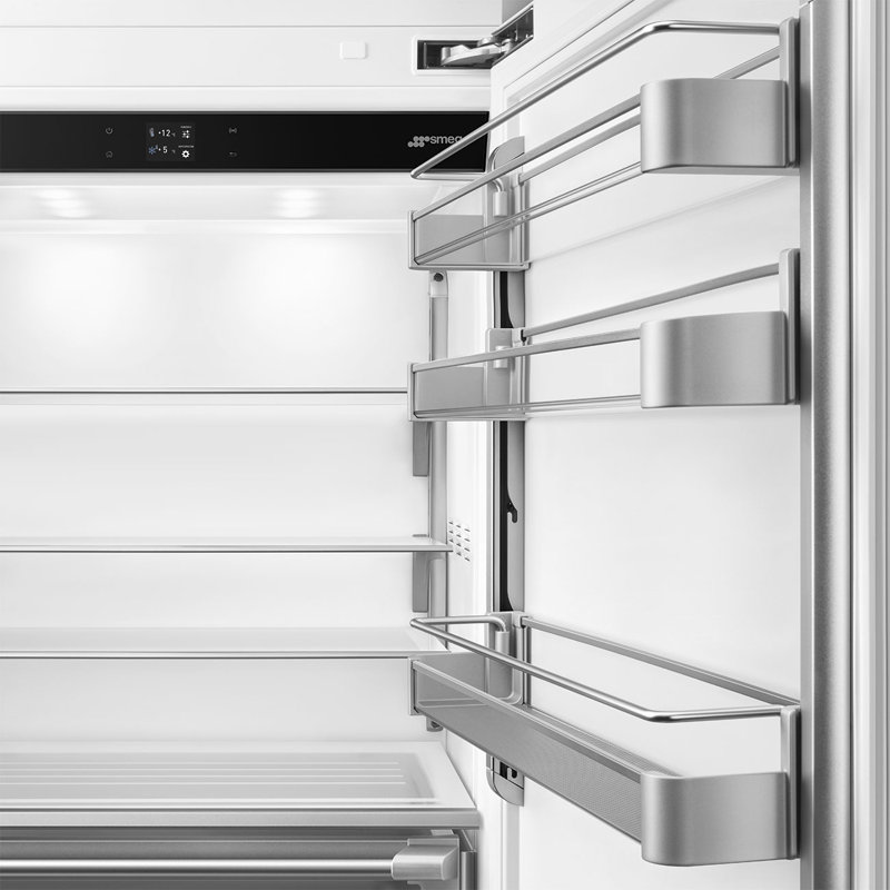 36" Bottom-Mount Refrigerator, Auto Ice Maker, Dual Evaporators And Inverter Compressors, TFT Touch Display