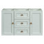 Base de meuble-lavabo simple 35,5 po Caundra en vert seulement