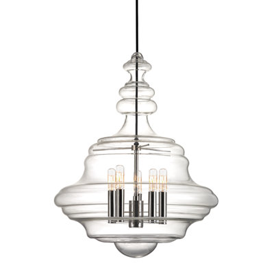 Luminaire suspendu unique 5 lumières Natale Roth