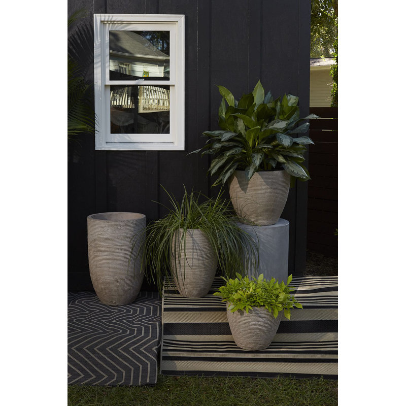 Planter, 16.5" H x 19" W x 19" D