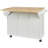 Kitchen Cart With Rubber Wood Drop-Leaf Countertop-868666011