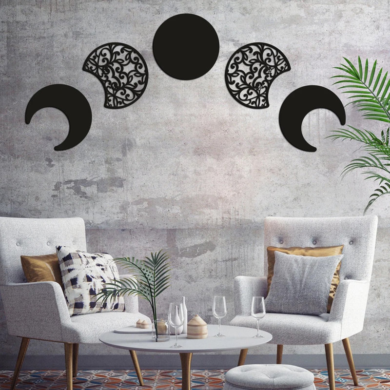 Handmade Traditional Trees And Nature Wall Decor on Metal