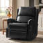  Fauteuil inclinable manuel pivotant en cuir véritable 34 po Felisa-866579008