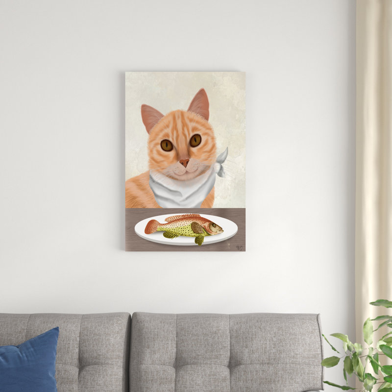 Repas de poisson au gingembre, H 30 po x l 20 po x P 1,25 po