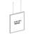 22"W x 28"H Double-Sided Hanging Snap Frame
