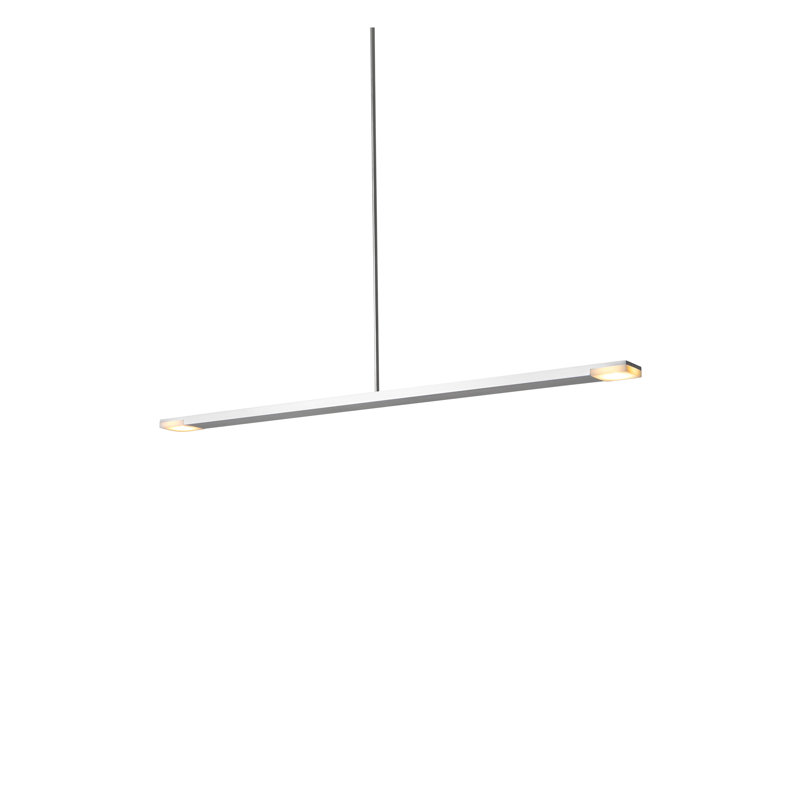 Virga 1 - Light LED Pendant, Brushed Aluminum, 3500K