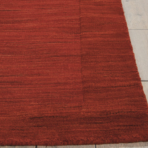 Ripple Wool Area Rug in Barn, Rectangle 5'6" x 7'5"