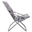 Chaise de terrasse pliante avec coussin Antrice