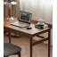 Bureau en bois massif avec cloison Wabi-Sabi-423972989-423972963