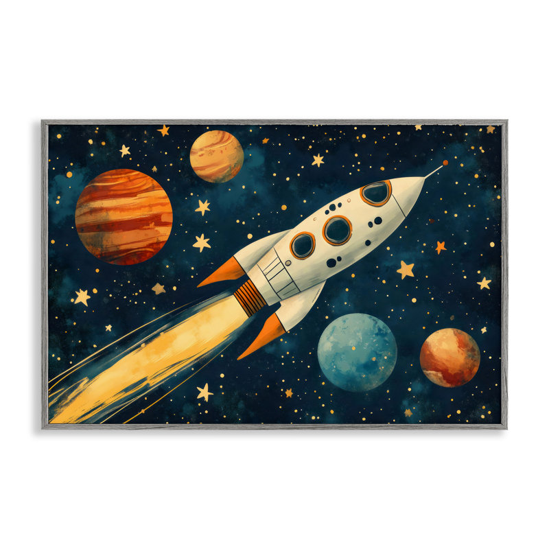 Giclée encadrée, conception par Creative Studio, H 20 po x l 30 po, Estampe numérique Farmhouse
