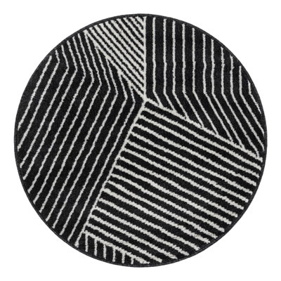 Latitude Run® Orkla Nikolis Rug Black