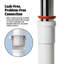 Siphon en P 1,5 "ou 1,25"