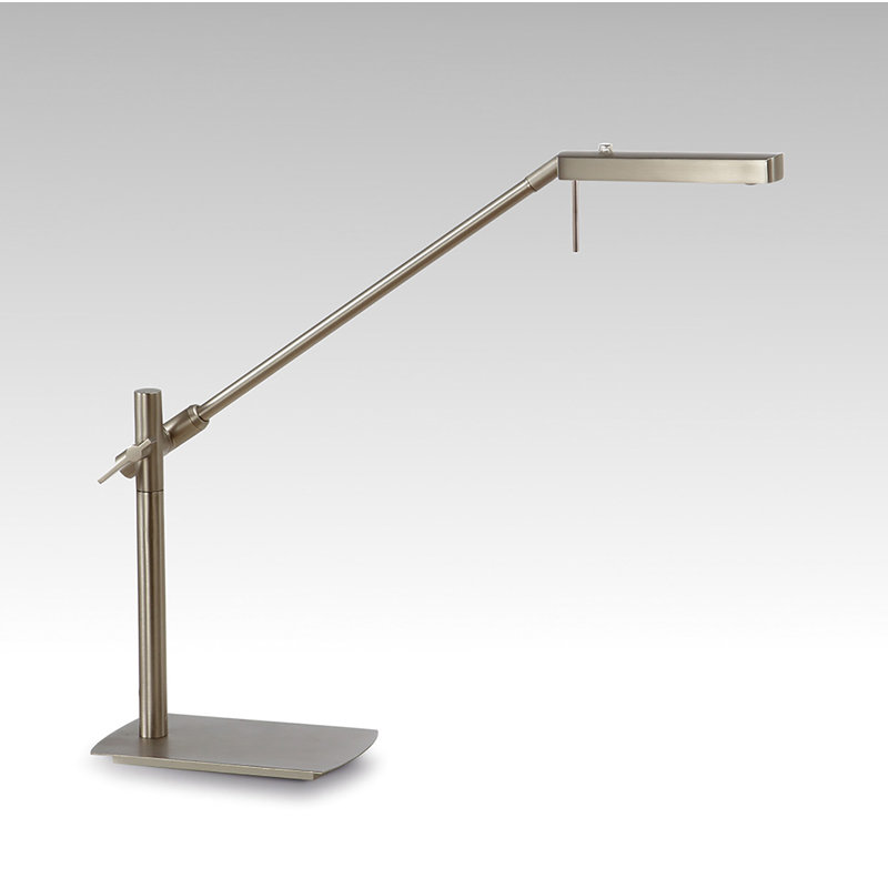 Rye Adjustable Metal Desk Lamp, Grey