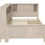 Lit de jour simple en bois avec rangement, finition lait antique blanc, 3 tiroirs, solide, sans sommier et bois, nécessaire-828612209