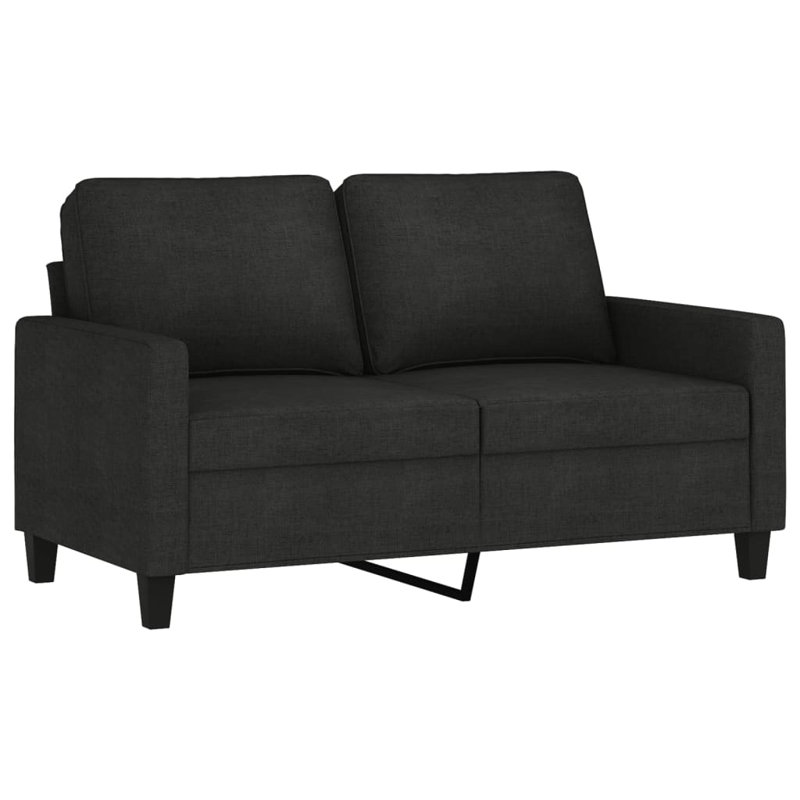 Polkton Upholstered Sofa, Black 100% Polyester, 31.5" H x 54.3" W x 30.3" D