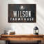 Plaque murale Wilson Farmhouse-1134570369