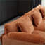 Canapés modulaires | Accoudoirs modernes modernes surdimensionnés en forme de L avec accoudoirs détachables pour le salon | Chenille | Standard