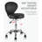 Backed Ergonomic Lab Stool with Removable Casters/Wheels-1756178461