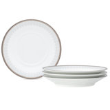 Noritake Silver Colonnade Saucers, 6"