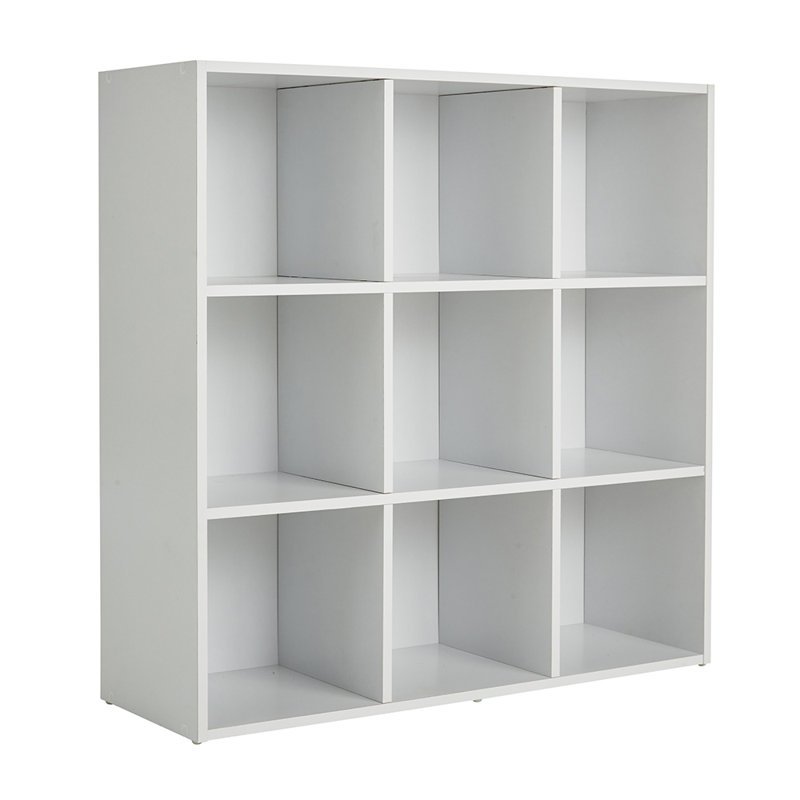 Stenberg 90 cm H x 90 cm W Cube Bookcase, White