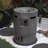 20 Inch Round Outdoor Gas Fire Pit,32000 BTU ,Contain Lava Stone And Rainproof Cover