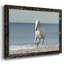 Camargue Beach Horse, reproduction sur toile encadrée-96291335-96291334