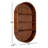 Minx 3 Piece Oval Mango Accent Shelf-266877263