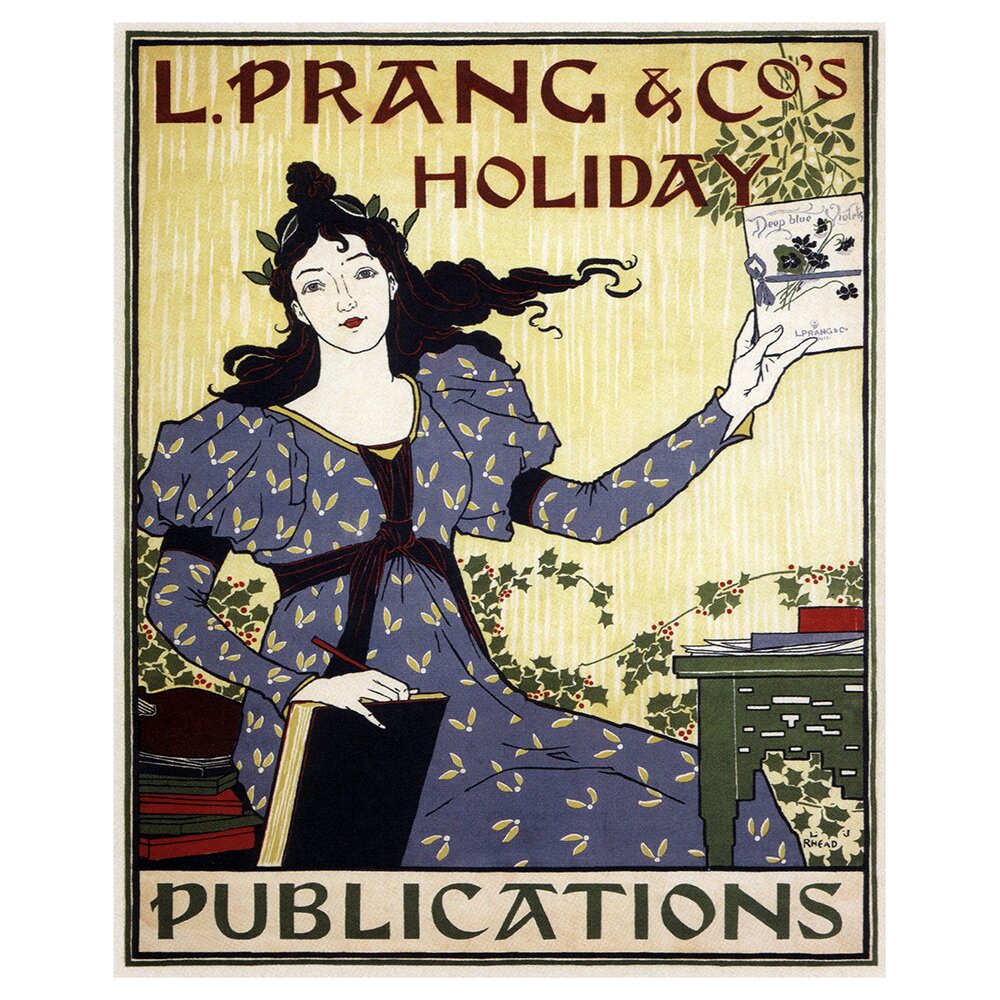 Leinwandbild L. Prang & Co Publications, 1895 von Louis John Rhead