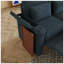 Canapé-lit 3 personnes pliable 3-en-1 avec table, ports USB et accoudoirs de rangement, tissu chenille de haute qualité-1603161899