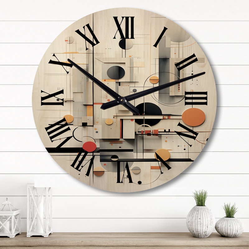 Horloge murale Pers bois, Grand