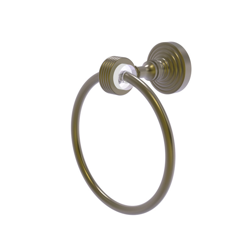 Pacific Beach Towel Ring, Antique Brass