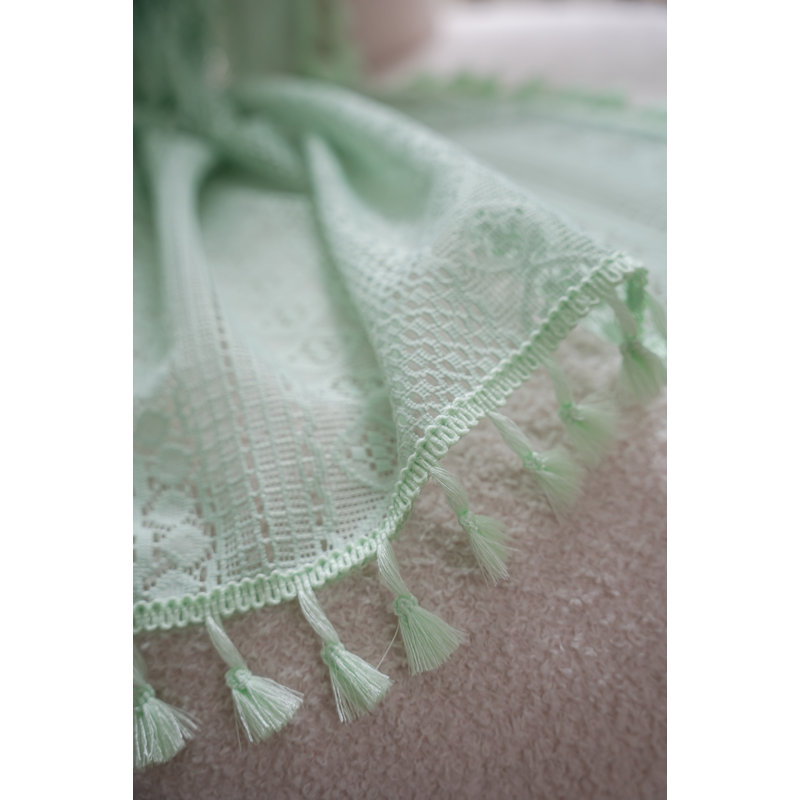 Mely Linen Curtain, 59" W x 63" L, Green
