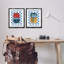 Ensemble de 2 toiles flottantes portugaises avec sardines en conserve par Victoria Barnes-1670183463-1670183462