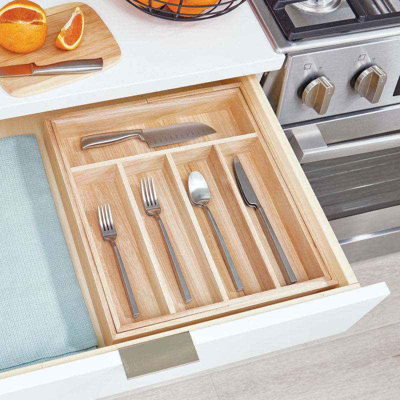 Robyn Adjustable Flatware & Kitchen Utensils Drawer Organizer