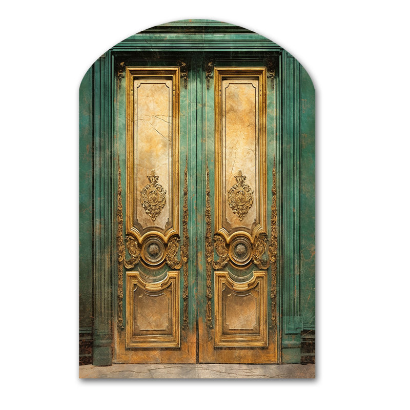 Sabio - Arch Paris, décoration murale en métal, reproduction de sculpture murale asymétrique en métal, H 43 po x l 33 po