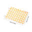 Couverture chaude en damier pour animal de compagnie, 19,69 po x 15,75 po, jaune-131214733